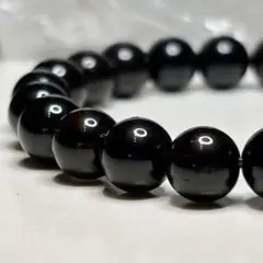 【最強の魔除け】モリオン 8mm玉 ブレスレット パワーストーン レディースのサムネイル