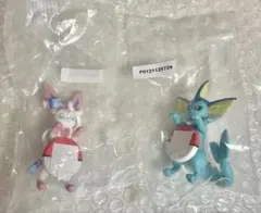 一番くじポケモン 街歩きちらりんフレンズ イーブイ リーフィア2種