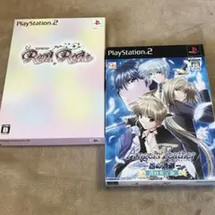 PS2ソフト2本セット　エンジェルズフェザー 黒の残影　初回限定盤　リアルロデ