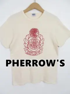 フェローズ 架空 カレッジプリント Tシャツ L Pherrow's レプリカのサムネイル