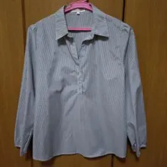 grove ストライプ柄 長袖シャツ Lサイズ
