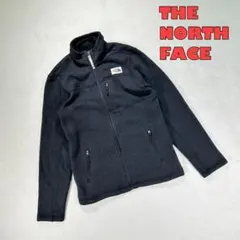 【THE NORTH FACE】フリースジャケット　グレー　キッズ　ロゴチャーム