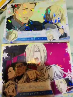 ユーリonICE ユーリ・プリセツキー ユリオ アクスタ 缶バッジ 色紙