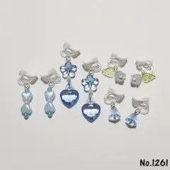 No.1261 キッズアクセサリー イヤリングハンドメイド子供用