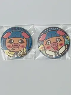ろこまこあこ 缶バッジ 2個