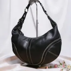 COACH y2k archive leather hobo handbag
