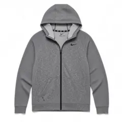 【定番人気】NIKE ナイキ ドライフィット ジップパーカー 杢グレー