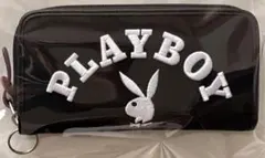 【PLAYBOY】プレイボーイ財布『チェーン付 ウォレット』　ブラックのサムネイル
