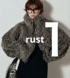 新作✴︎エシカ✴︎ESICA 同型　ミックスシープファースタンドブルゾン✴︎チャコール