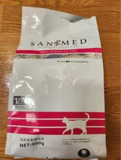 【賞味期限近い】SANIMED 猫用 アンチストルバイト 療法食 500g×4のサムネイル