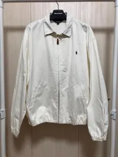 90s Polo by Ralph Lauren スイングトップ 美品白Lサイズ