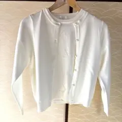最終値下げ！新品　白アンサンブルのサムネイル