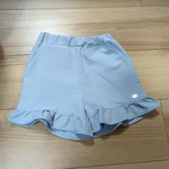 petit main フリル付きショートパンツ ライトブルー　水陸両用