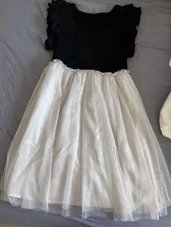 ROSEFANFAN 半袖フリルワンピース M