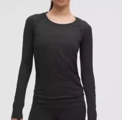 【美品】ルルレモン Swiftly Tech 長袖 サイズ4 ブラック