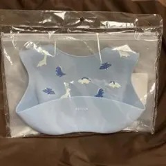 KEYUCA 抗菌シリコンエプロン 青