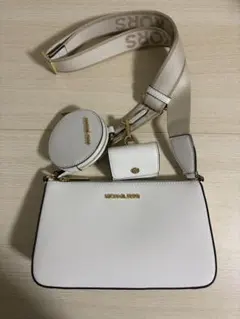MICHAEL KORS ホワイトショルダーバッグ