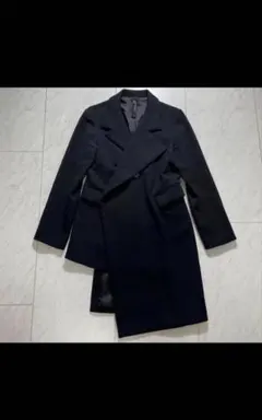 Yohji Yamamoto +Noir シルク アシメントリー ブラウザー 黒 Yohji Yamamoto +Noir シルク アシメントリー ブラウザー 黒 - メルカリ