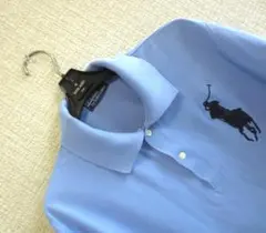 Polo by Ralph Lauren ビッグポニー水色 ポロシャツ Sサイズ