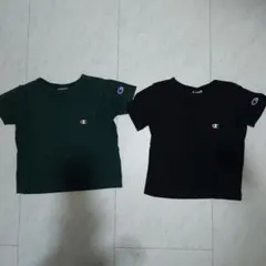 メルカリ市価格☆Champion チャンピオン Tシャツ 2枚セット 110
