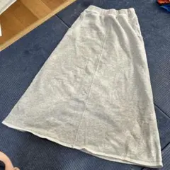 スウェットロングスカート