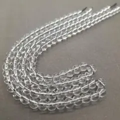 高品質　水晶　6mm×2連