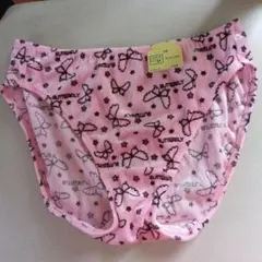 レディース　 ピンク 蝶柄 ショーツ M　【訳あり】