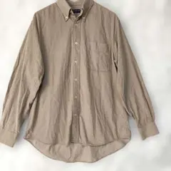 UNIQLO　ユニクロ　メンズボタンダウンシャツ　コーデュロイ　M　ベージュ