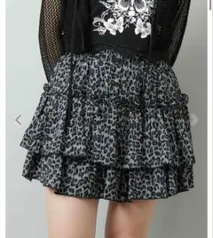 SPINNS ヒョウ柄スカート