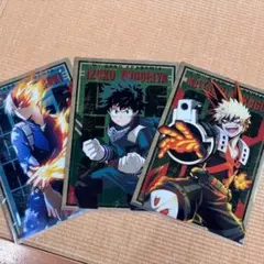 【美品】僕のヒーローアカデミア　クリアファイル　3枚セット
