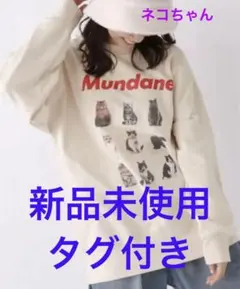 新品CATMTGルーズスウェット アイボリー