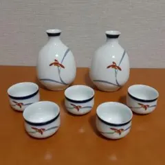 香蘭社【新品】定価の半額以下　オーキッドレースの酒器セット