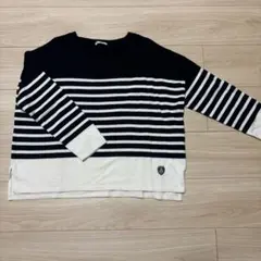 オーチバル ボーダー 長袖 ニット ORCIVAL ドロップショルダー