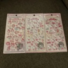 3Dキャラクターステッカー　まとめ売り　マイメロディー　ハローキティー