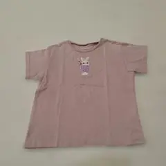 エニィファム　ウサギ刺繍 半袖Tシャツ 120