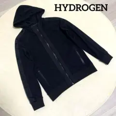 HYDROGEN フルジップ ジャケット パーカー S スカルロゴ