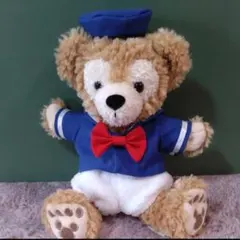 ダッフィー　パペットサイズ　ドナルドコスチューム