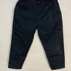 COMME CA ISM ブラック長ズボン 120A