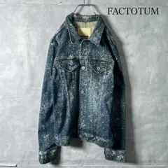 FACTOTUM ファクトタム ペイント デザイン デニムジャケット N2181のサムネイル