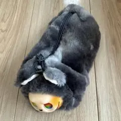 ラブブ型ファーポーチ　ペンケース　筆箱