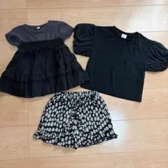 女の子　夏服　まとめ売り　100 Tシャツ　ショートパンツのサムネイル