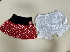 ミニーちゃん風スカート、インナーパンツ付き