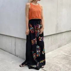 made in italy cotton knit short tank topのサムネイル