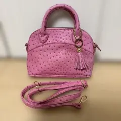 PRAY HOTEL ピンク 2WAY ハンドバッグ ショルダーバッグ