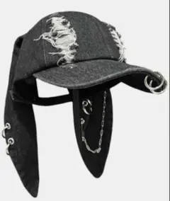 LONG EAR DAMAGED PIGMENTED CAP