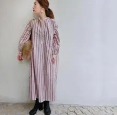 最終価格★コットンシャツロングドレス hholic luluのサムネイル