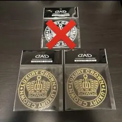 D.A.D プロンエンブレム タイプカイザー 2個セットGD／クリスタル 