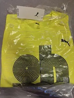 PUMA イエロー Mサイズ 陸上用シャツ　青梅マラソンのサムネイル