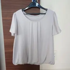 しまむら CLOSSHI クロッシー ブラウス ライトグレー ブラウス 半袖