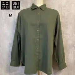 UNIQLO ソフトブラッシュドシャツ（長袖) 美品のサムネイル